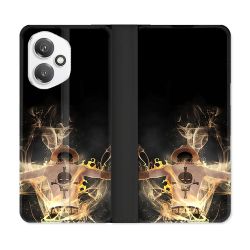 Housse cuir portefeuille Pour Honor 400 5G Manga One Piece Ace Noir