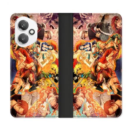 Housse cuir portefeuille Pour Honor 400 5G Manga One Piece Nakama