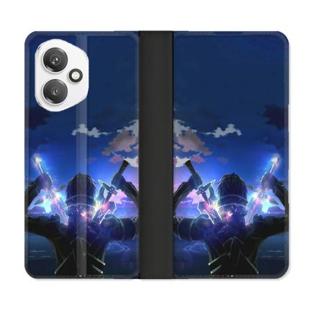Housse cuir portefeuille Pour Honor 400 5G Manga SAO sword Art Online Epee