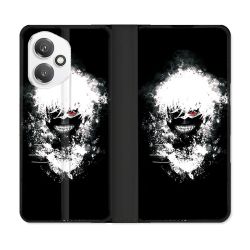 Housse cuir portefeuille Pour Honor 400 5G Manga Tokyo Ghoul Kaneki Tag