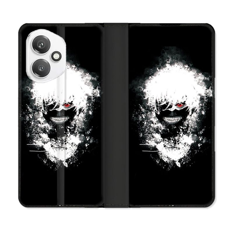 Housse cuir portefeuille Pour Honor 400 5G Manga Tokyo Ghoul Kaneki Tag