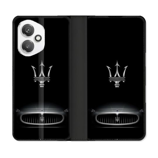 Housse cuir portefeuille Pour Honor 400 5G Maserati