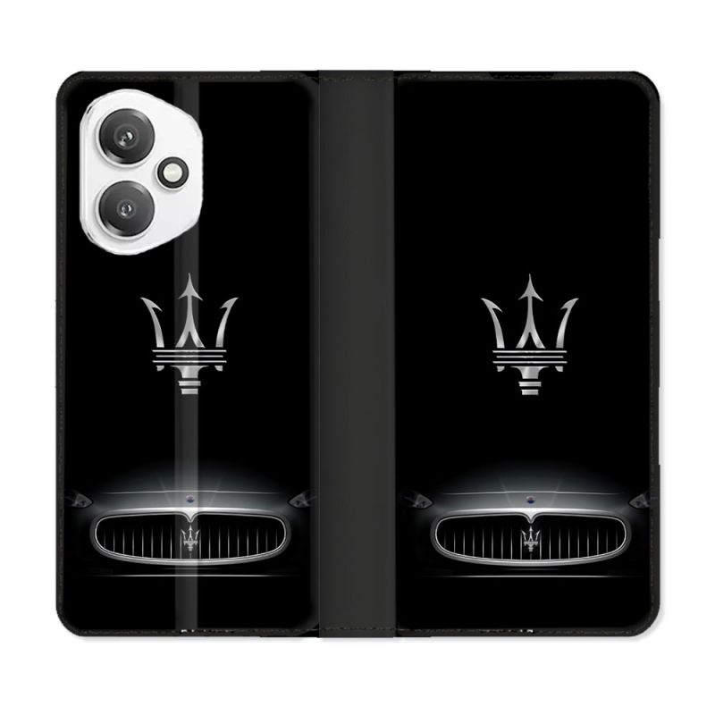 Housse cuir portefeuille Pour Honor 400 5G Maserati