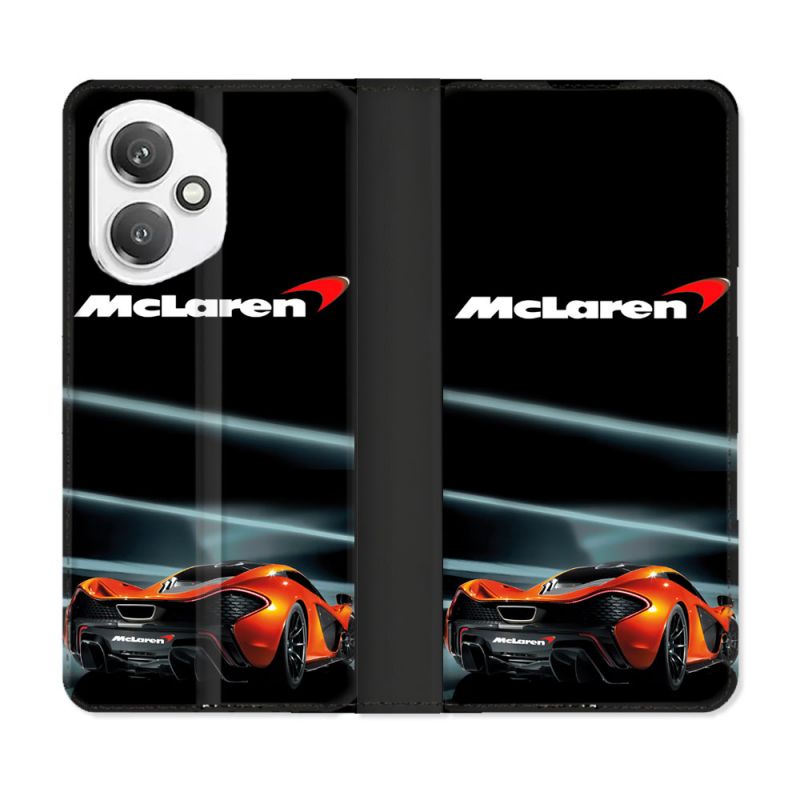 Housse cuir portefeuille Pour Honor 400 5G Mc Laren