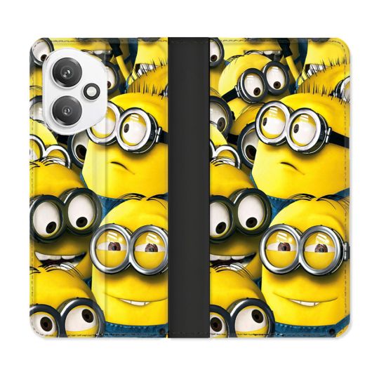 Housse cuir portefeuille Pour Honor 400 5G Minions Groupe