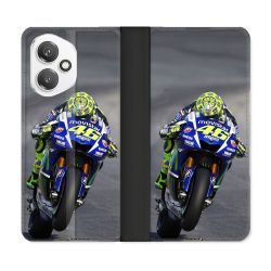 Housse cuir portefeuille Pour Honor 400 5G Moto Course GP Wheeling 46