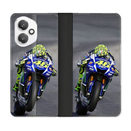 Housse cuir portefeuille Pour Honor 400 5G Moto Course GP Wheeling 46