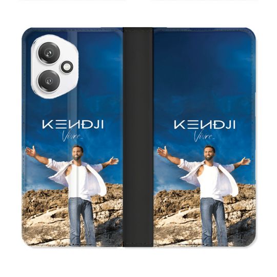 Housse cuir portefeuille Pour Honor 400 5G Musique Kendji