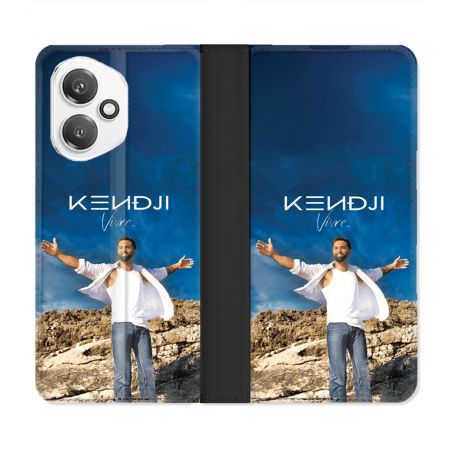 Housse cuir portefeuille Pour Honor 400 5G Musique Kendji