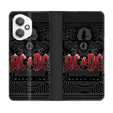 Housse cuir portefeuille Pour Honor 400 5G Musique Rock ACDC Rouge