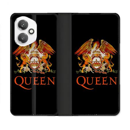 Housse cuir portefeuille Pour Honor 400 5G Musique Rock Queen
