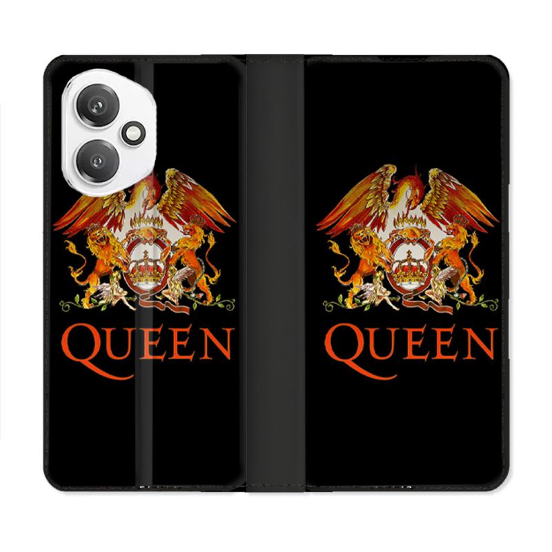 Housse cuir portefeuille Pour Honor 400 5G Musique Rock Queen