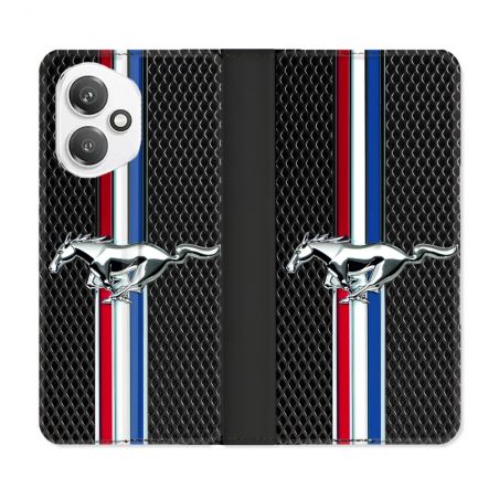 Housse cuir portefeuille Pour Honor 400 5G Mustang