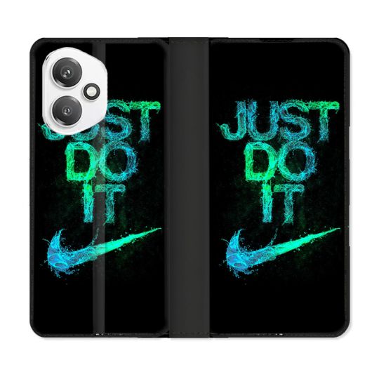Housse cuir portefeuille Pour Honor 400 5G Nike Just Do It