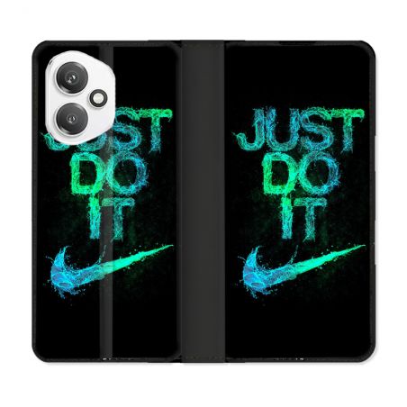 Housse cuir portefeuille Pour Honor 400 5G Nike Just Do It