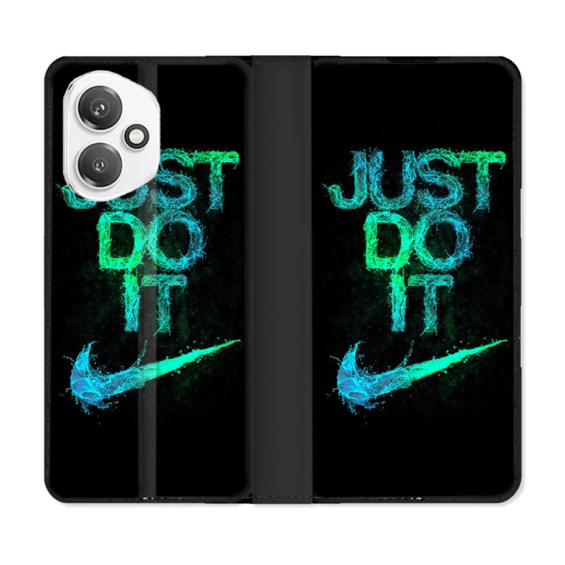 Housse cuir portefeuille Pour Honor 400 5G Nike Just Do It