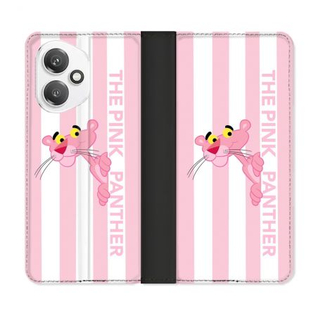 Housse cuir portefeuille Pour Honor 400 5G Panthere Rose