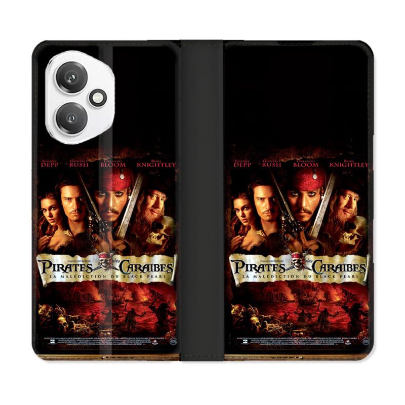 Housse cuir portefeuille Pour Honor 400 5G Pirate Des Caraibes