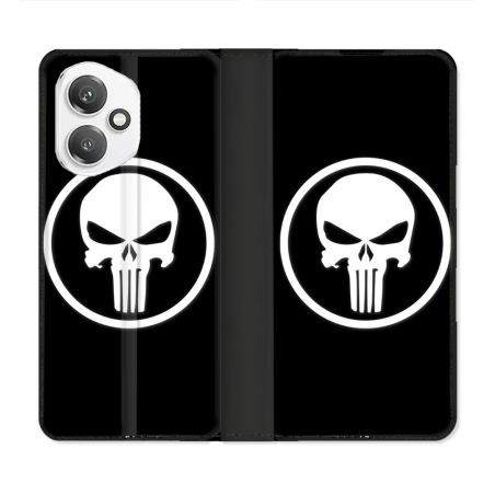 Housse cuir portefeuille Pour Honor 400 5G Punisher
