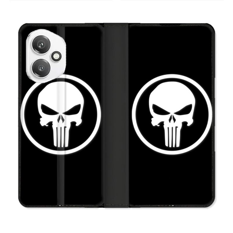 Housse cuir portefeuille Pour Honor 400 5G Punisher