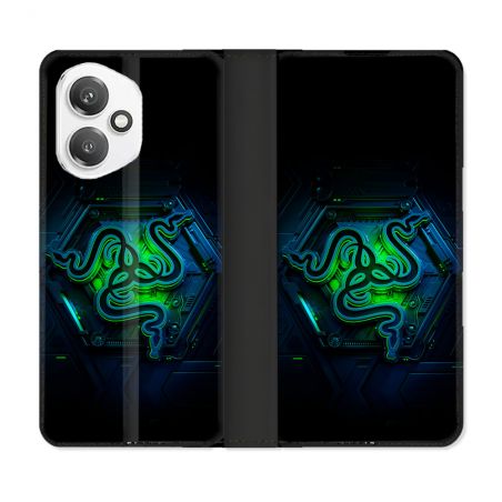 Housse cuir portefeuille Pour Honor 400 5G Razer