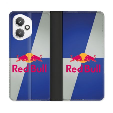 Housse cuir portefeuille Pour Honor 400 5G Red Bull Classique