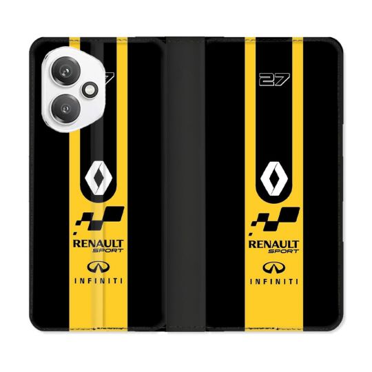 Housse cuir portefeuille Pour Honor 400 5G Renault