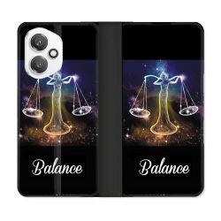 Housse cuir portefeuille Pour Honor 400 5G Signe Zodiaque 2 Balance