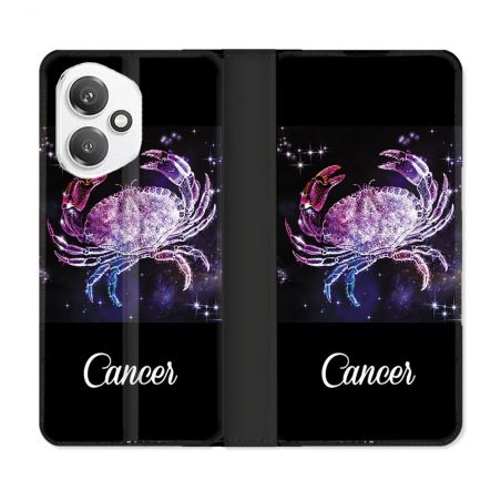 Housse cuir portefeuille Pour Honor 400 5G Signe Zodiaque 2 Cancer