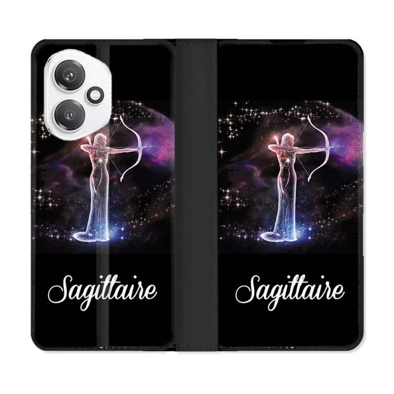 Housse cuir portefeuille Pour Honor 400 5G Signe Zodiaque 2 Sagittaire
