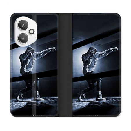 Housse cuir portefeuille Pour Honor 400 5G Sport Boxe Poing