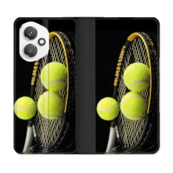 Housse cuir portefeuille Pour Honor 400 5G Sport Tennis Balls