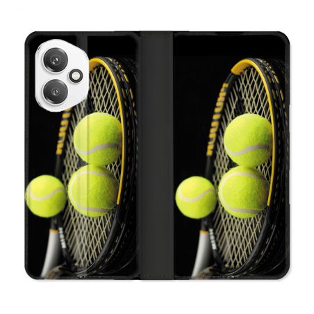 Housse cuir portefeuille Pour Honor 400 5G Sport Tennis Balls