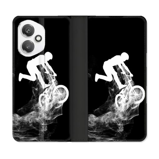 Housse cuir portefeuille Pour Honor 400 5G Sport VTT Noir