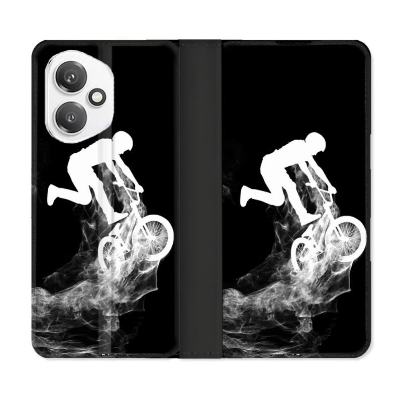 Housse cuir portefeuille Pour Honor 400 5G Sport VTT Noir