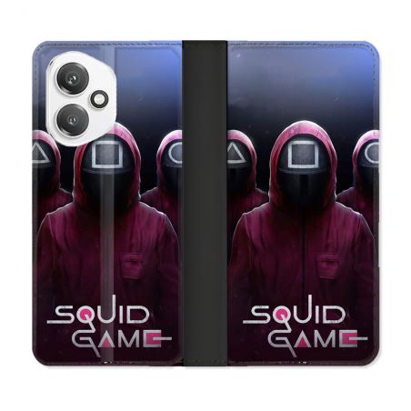Housse cuir portefeuille Pour Honor 400 5G Squid Game