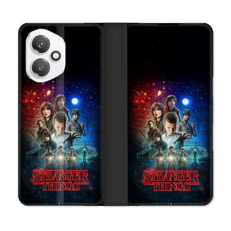 Housse cuir portefeuille Pour Honor 400 5G Stranger Things Affiche 1