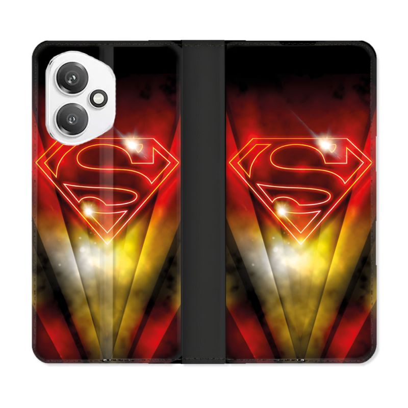 Housse cuir portefeuille Pour Honor 400 5G Superman Logo