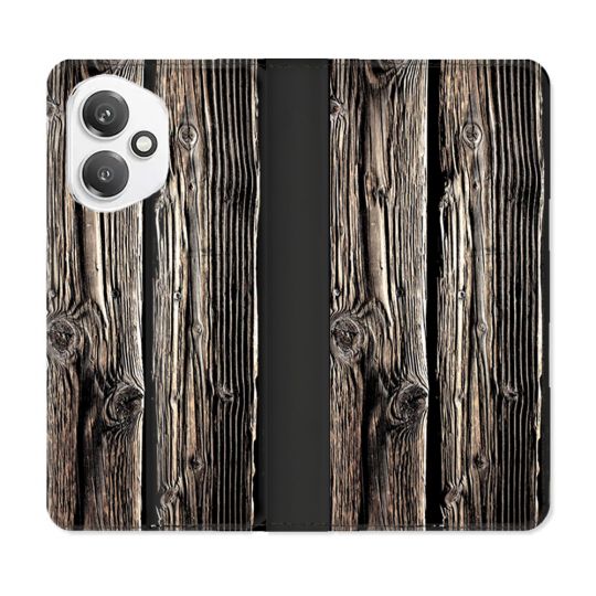 Housse cuir portefeuille Pour Honor 400 5G Texture Bois