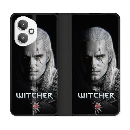 Housse cuir portefeuille Pour Honor 400 5G The Witcher Noir