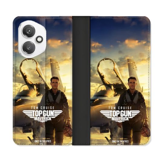 Housse cuir portefeuille Pour Honor 400 5G Top Gun