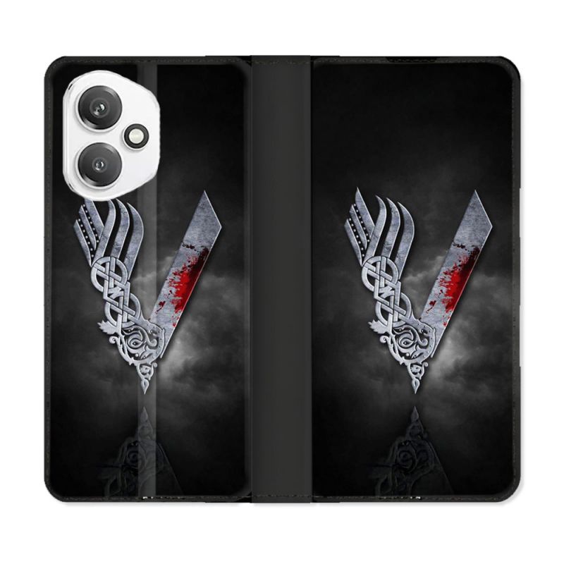 Housse cuir portefeuille Pour Honor 400 5G Viking