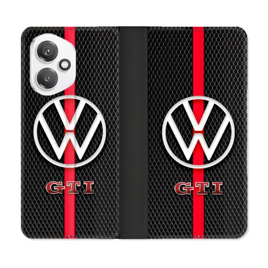 Housse cuir portefeuille Pour Honor 400 5G Volkwagen Line