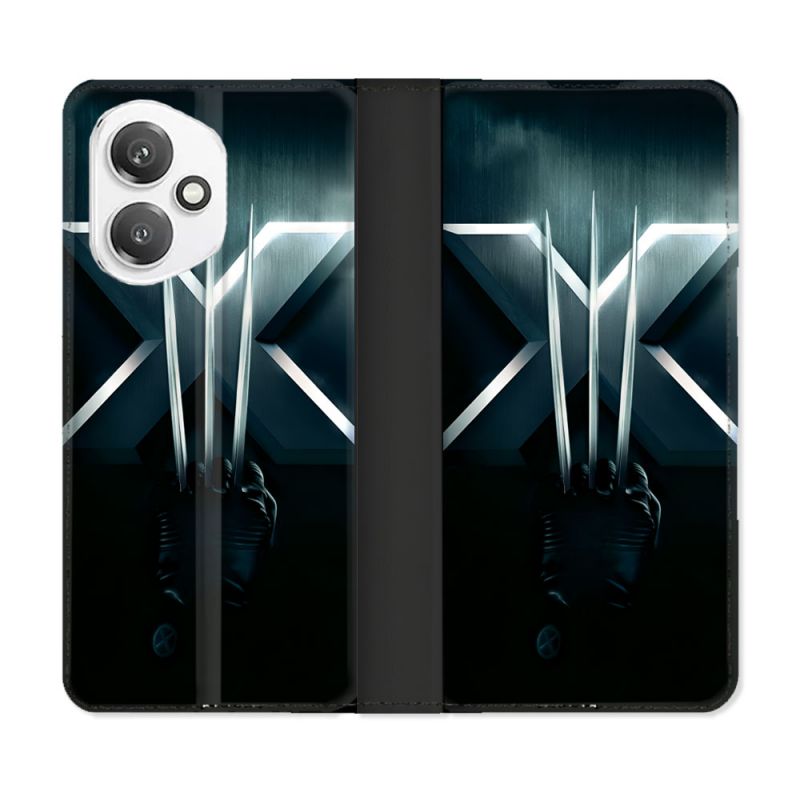 Housse cuir portefeuille Pour Honor 400 5G Xmen