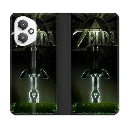 Housse cuir portefeuille Pour Honor 400 5G Zelda
