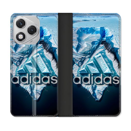 Housse cuir portefeuille Pour Honor 400 Lite 5G Adidas Iceberg