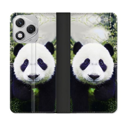 Housse cuir portefeuille Pour Honor 400 Lite 5G Animal Panda Color