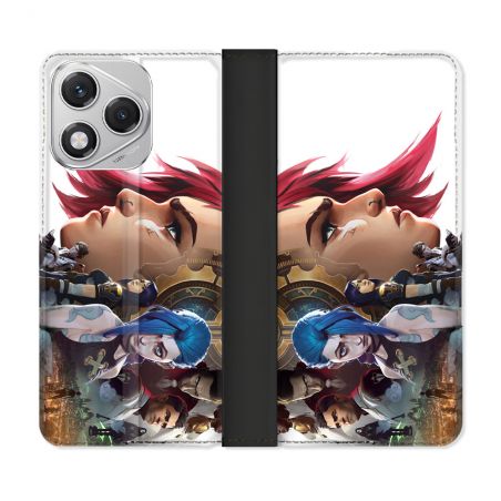 Housse cuir portefeuille Pour Honor 400 Lite 5G Arcane Jinx Sœur