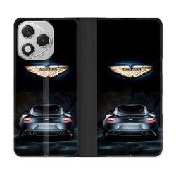 Housse cuir portefeuille Pour Honor 400 Lite 5G Aston Martin