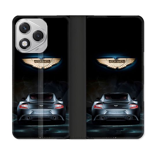 Housse cuir portefeuille Pour Honor 400 Lite 5G Aston Martin